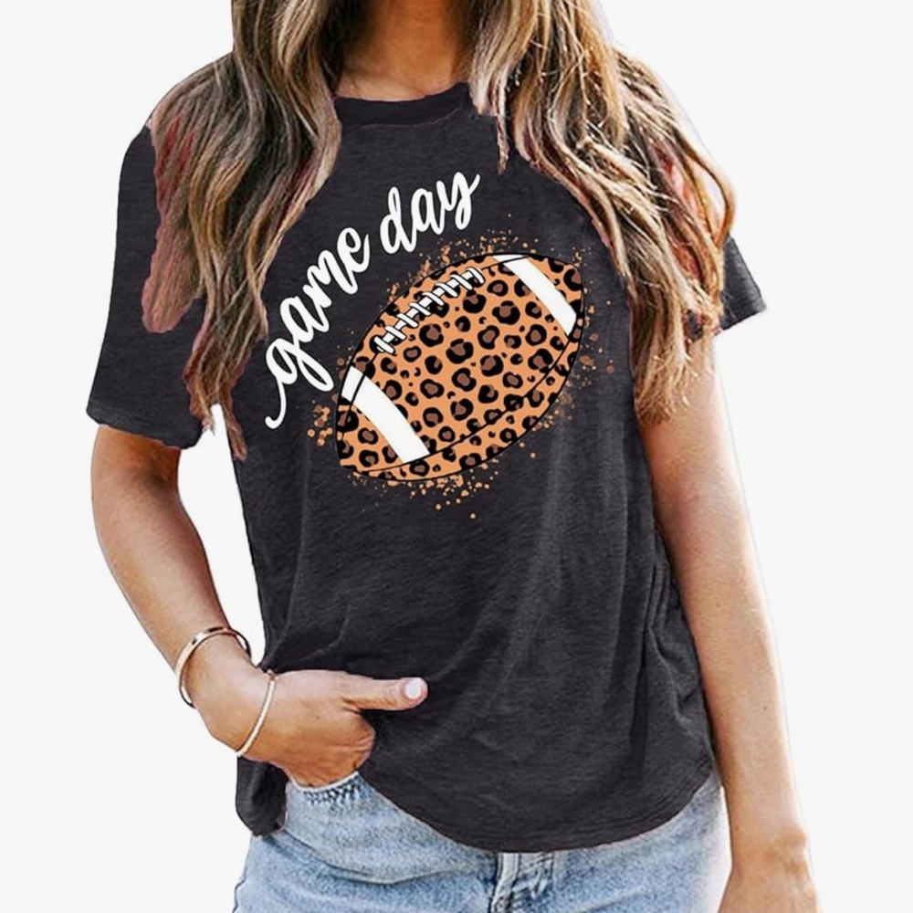 Game Day Graphic Women's T-Shirt Game Day T Shirt Football Season Tee Vintage